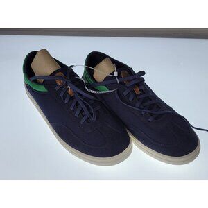 OluKai Punini Men US 10.5 Navy Bamboo Low Top Casual Comfort Sneakers 10514-548Z